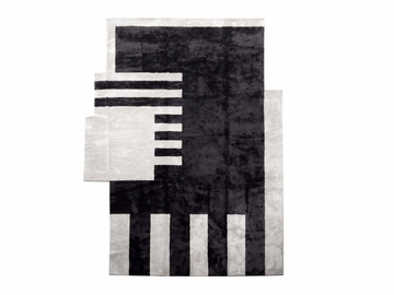 OP-ART - Rectangular silk rug by ERBA ITALIA - view 2